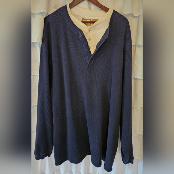 💵3/$20 C.E. Schmidt Waffle Knit Workwear Long Sleeve Shirt XXL - Picture 5 of 15